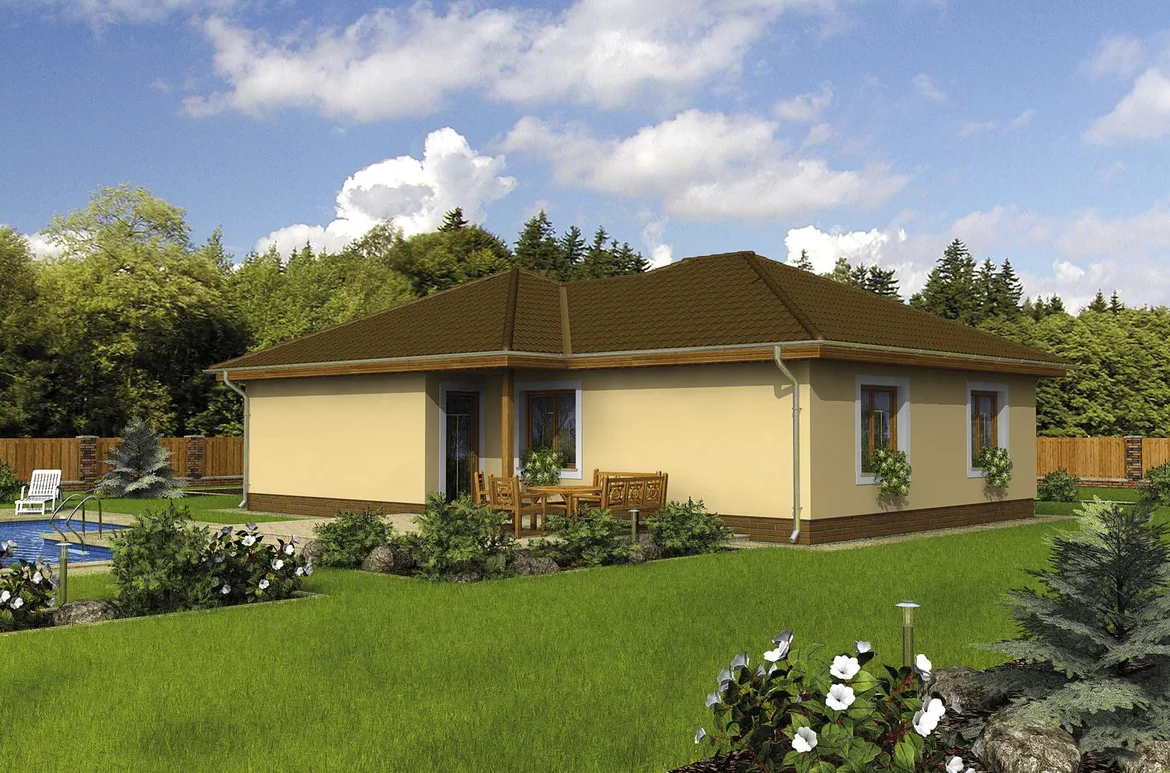 Zděná stavba bungalow 59