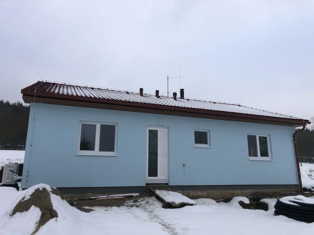 Zimní výstavba dřevostavby - je možná? | Dřevostavby a Zděné stavby